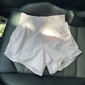 Lululemon Athletica Soft Pink Athletic Shorts